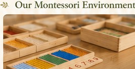 Hands-on Montessori learning materials